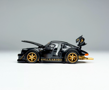 Load image into Gallery viewer, HG 1:64 Matte Black RWB 930 Figure Sports Open Model Diecast Metal Car New Collection
