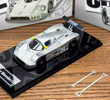 Load image into Gallery viewer, YS 1:64 Silver C9 #63 Racing Sports Model Diecast Metal Car New Collection
