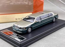 Load image into Gallery viewer, GCD 1:64 Gold Green Stretch Limousine Continental Model Diecast Metal CarNew
