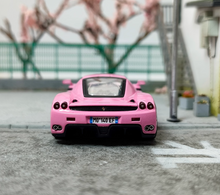 Load image into Gallery viewer, King 1:64 Pink Enzo Super Racing Sports Figure Model Diecast Metal Car New
