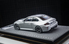 Load image into Gallery viewer, Mortal 1:64 Silver M2 G87 Coupe Sports Model Diecast Metal Car New Collection
