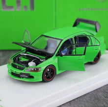 Load image into Gallery viewer, IHCM 1:64 Green Lancer Evolution EVO 9 IX GSR Open Model Diecast Metal Car New Collection
