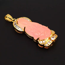 Load image into Gallery viewer, Nature Jade Guanyin Pendant Necklace Gift Jewelry charm Blessing Fortune New ii
