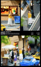 Load image into Gallery viewer, 1:64 Painted Figure Mini Model Toy Miniature Car Scenes Resin Girl Caual Wear
