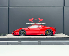 Load image into Gallery viewer, HH 1:64 Red Black Stripe 458 Speciale Sports Model Diecast Resin Car New Collection
