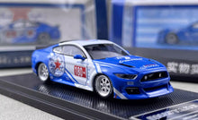 Load image into Gallery viewer, Liberty 1:64 Blue White Mustang Muscle Sports Model Diecast Metal Car New Collection
