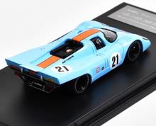 Load image into Gallery viewer, FY 1:64 Blue Gulf 917K #21 Racing Sports Model Diecast Metal Car New Collection
