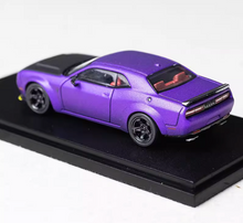 Load image into Gallery viewer, FW 1:64 Purple SRT Hellcat Muscle Sports Model Diecast Metal Car BN
