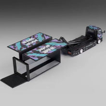 Load image into Gallery viewer, MT 1:64 Black HKS H300 Tow Box Truck Custom Model Diecast Metal Car New Collection
