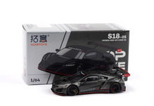 Load image into Gallery viewer, PR 1:64 Black Carbon NSX GT3 EVO 22 Racing Sports Model Diecast Metal Car BN
