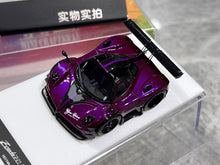 Load image into Gallery viewer, YM 1:64 Purple Zonda 760LH Q Cute Mini Sports Model Diecast Resin Car New Collection
