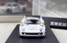 Load image into Gallery viewer, GP 1:64 Yellow White F40 #23 LBWK Racing Sports Model Diecast Metal Car New Collection
