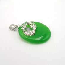 Load image into Gallery viewer, Nature Jade Double Fish Pendant Necklace Gift Jewelry charm Blessing Lucky new e
