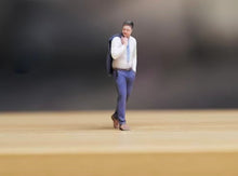 Load image into Gallery viewer, 1:24 Painted Figure Model Miniature Resin Diorama Sand Blue Suite Man Cool Guy
