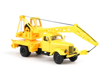 Load image into Gallery viewer, XCARTOYS 1:64 Yellow FAW Jiefang CA10 Crane Truck Model Diecast Metal Car New
