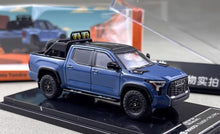 Load image into Gallery viewer, GCD 1:64 Blue Tundra Pickup Truck MK3 XK70 TRD Pro Model Diecast Metal Car New Collection
