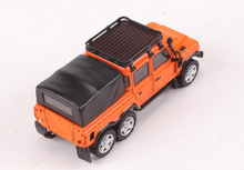 Load image into Gallery viewer, GCD 1:64 Orange ORV Defender 6x6 Camper Tent SUV Model Diecast Metal Car New
