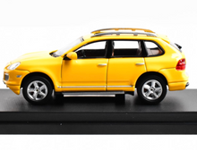 Load image into Gallery viewer, SW 1:64 Yellow Cayenne Turbo S Luxury SUV Sports Model Diecast Metal Car New Collection
