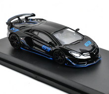 Load image into Gallery viewer, 1:64 Black Aventador SVJ LP770-4 Sports Model Diecast Metal Car New Collection
