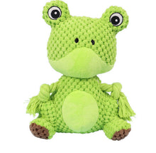 Load image into Gallery viewer, Dog Squeaky Toys Animal Shape Chew Puppy Canvas Toy Durablc Teeth Grinding Pet
