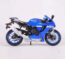 Load image into Gallery viewer, Maisto 1:12 Blue 2021 YZF R1 Sports Bike Model Diecast Metal Motorcycle New
