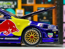 Load image into Gallery viewer, DK 1:64 HEC Blue JDM Skyline GTR R34 Racing Sports Model Diecast Metal Car New Collection

