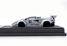 Load image into Gallery viewer, Topart 1:64 White LBWK Countach Racing Sports Model Diecast Metal Car New Collection

