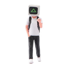 Load image into Gallery viewer, 1:64 Painted Figure Mini Model Miniature Resin Diorama Computer Man Robot Toy
