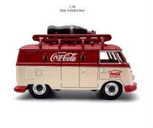 Load image into Gallery viewer, 1:76 Red VW T1 Delivery Van Sports Model Diecast Metal Car New Collection
