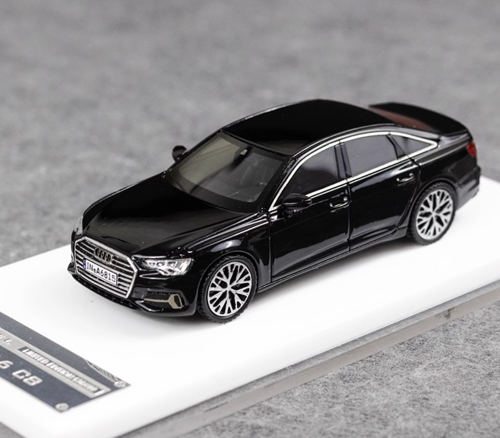 JG 1:64 A6 C8 Sedan Sports Model Diecast Resin Car New Collection