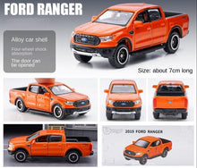 Load image into Gallery viewer, Bburago 1:64 Orange 2019 Ford Ranger Pick Up Truck Model Toy Diecast Metal Car BN
