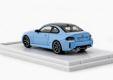 Load image into Gallery viewer, Howie 1:64 Blue M2 G87 Coupe Sports Power Model Diecast Metal Car New Collection
