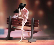 Load image into Gallery viewer, 1:64 Painted Figure Model Miniature Resin Diorama Sand Skeleton Skull Toy White Collection
