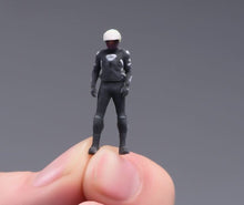 Load image into Gallery viewer, 1:64 Painted Figure Model Miniature Resin Diorama Toy Locomotive Lady Man Sand
