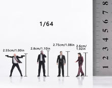 Load image into Gallery viewer, 1:64 Painted Figure Model Miniature Resin Diorama Toy Sand Bodyguard Security BN
