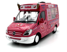 Load image into Gallery viewer, OXFORD 1:43 Pink Benz Ice Cream Cart Van Truck Classic Model Diecast Metal Car New
