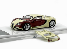 Load image into Gallery viewer, Mortal 1:64 Yellow Red 2010 Veyron Super Sports Model Diecast Metal Car New Collection
