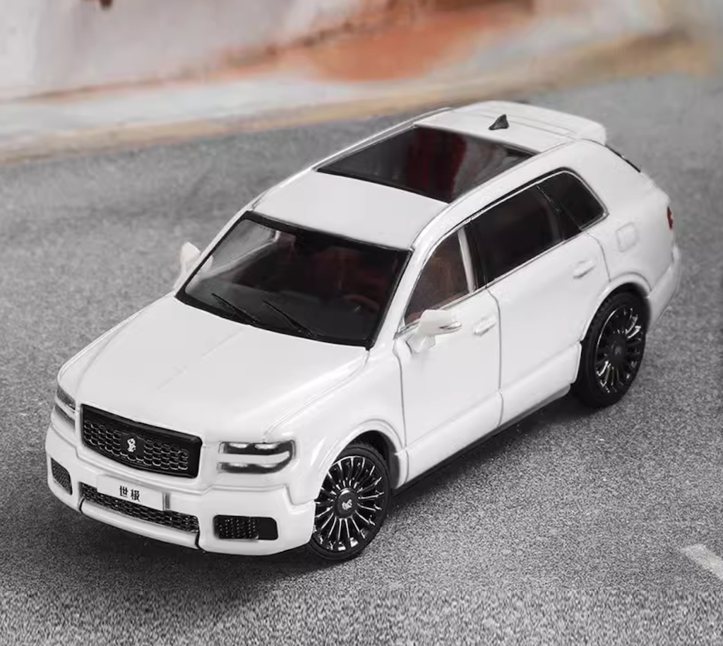 GCD 1:64 White Century City SUV Sports Model Diecast Metal Car New Collection