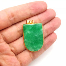 Load image into Gallery viewer, Nature Jade Lucky Plaque Pendant Necklace Gift Jewelry charm Blessing Lucky New
