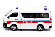Load image into Gallery viewer, TINY 1:64 White Hongkong Police EUHKI Toyota Hiace Mini Van Model Toy Metal Car BN
