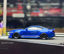 Load image into Gallery viewer, Liberty 1:64 Blue Mustang Widebody Muscle Sports Model Diecast Metal Car New Collection
