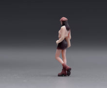 Load image into Gallery viewer, 1:64 Painted Figure Model Miniature Resin Beret Girl Lady Woman Casual Standing
