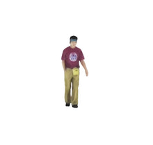 Load image into Gallery viewer, 1:64 Painted Figure Mini Model Miniature Resin Diorama Man Headband Yellow Pants
