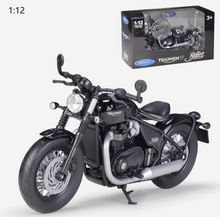 Load image into Gallery viewer, WELLY 1:12 2021 Bonneville Bobber Heavy Sports Model Diecast Metal Motorcycle
