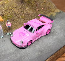 Load image into Gallery viewer, MC 1:64 Pink RWB 930 GT Valentine's Day Sports Model Diecast Metal Car New Collection
