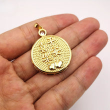 Load image into Gallery viewer, Nature Jade Round Peace Pendant Necklace Gift Jewelry charm Blessing Fortune
