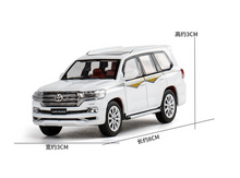 Load image into Gallery viewer, JKM 1:64 White 2016 Land Cruiser LC200 SUV Sports Model Metal Diecast Car New
