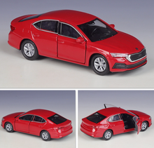 Load image into Gallery viewer, WELLY 1:36 Red Octavia Sedan Sports Model Diecast Toy Metal Car BN
