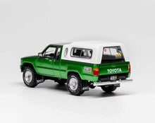 Load image into Gallery viewer, GCD 1:64 1985 Green Hilux Xtra Cab Pickup Truck Model Diecast Metal Car New Collection
