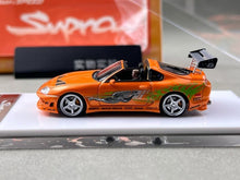 Load image into Gallery viewer, FS 1:64 Orange Supra A80 Convertible Figure Sports Model Diecast Metal Car New Collection
